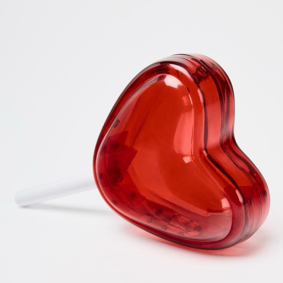 Zara heart lollipop box bag, red , Valentine’s Day